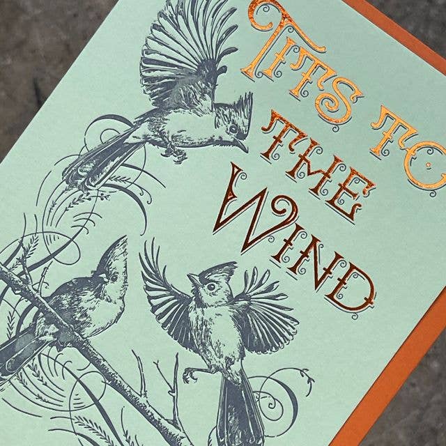 Card / Tits to the Wind