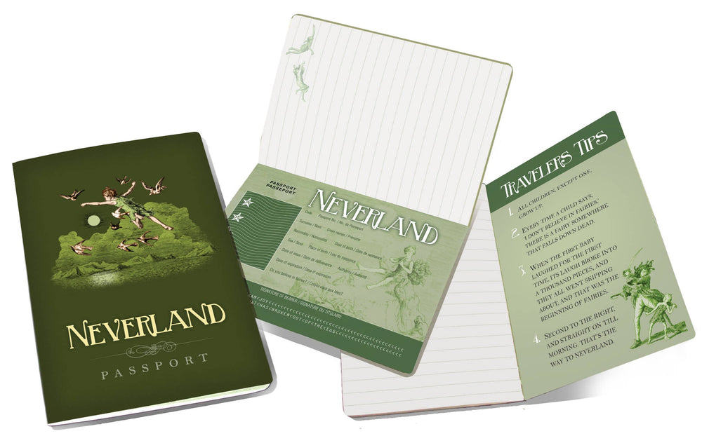 The Unemployed Philosophers Guild Notebook- Neverland Passport
