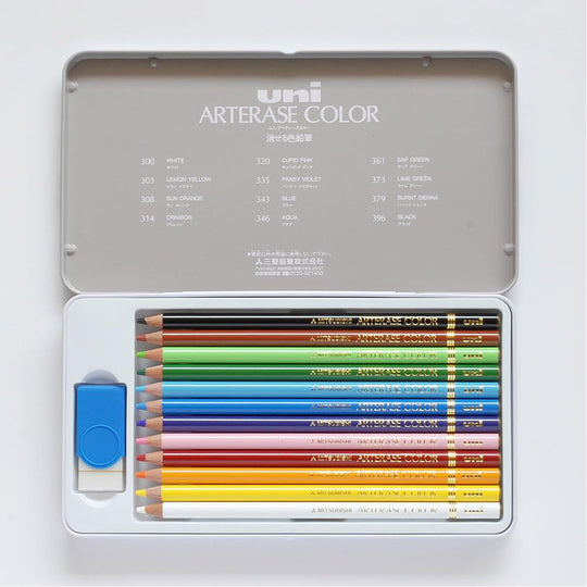 Mitsubishi Pencil  │  Coloured Erasable Pencils - Arterase