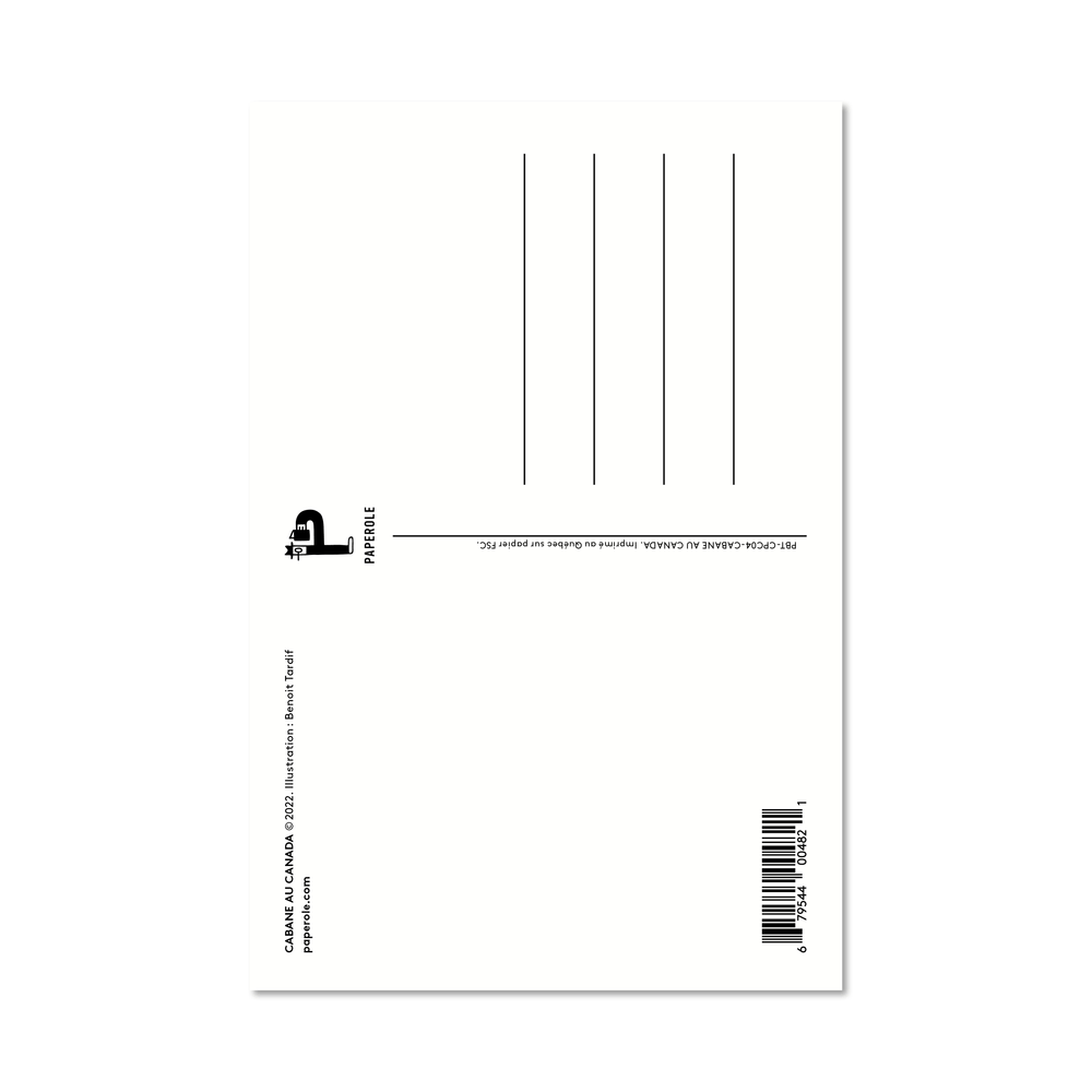 CABANE AU CANADA — Postcard