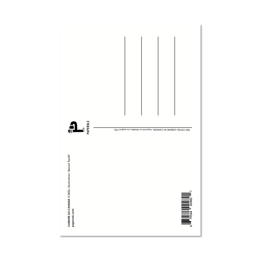 CABANE AU CANADA — Postcard