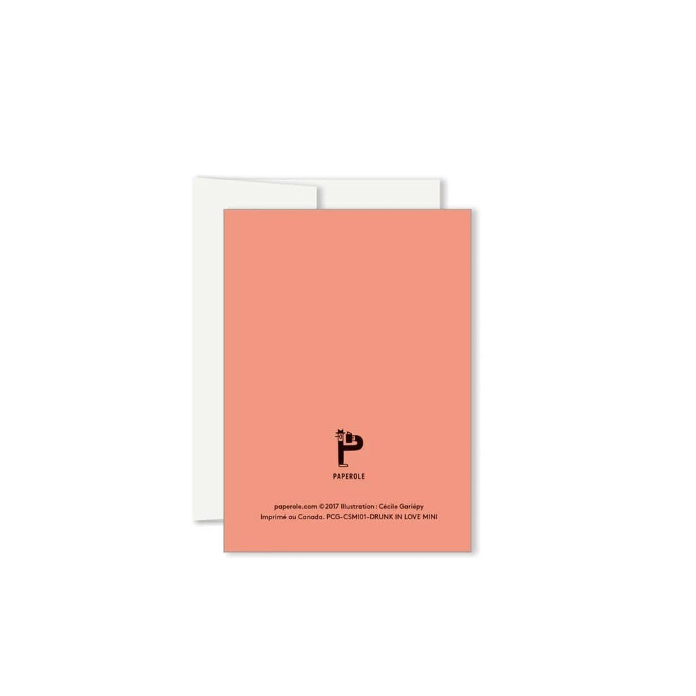 DRUNK IN LOVE — Miniature Greeting Card