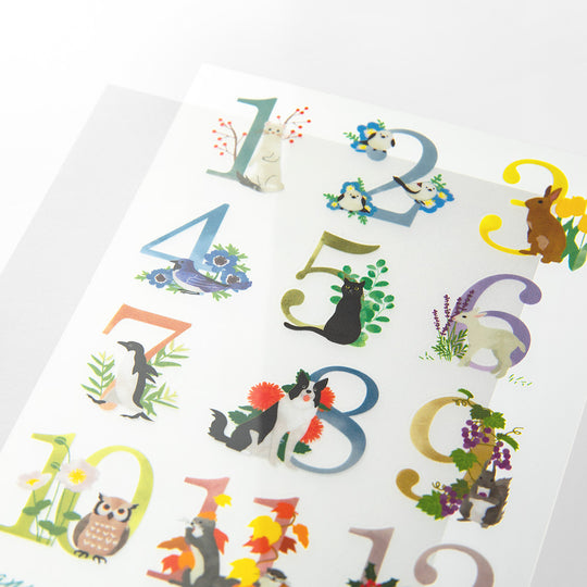 Midori Transfer Sticker 2585 Monthly