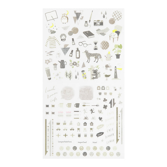 Midori Sticker 2594 Color Gray