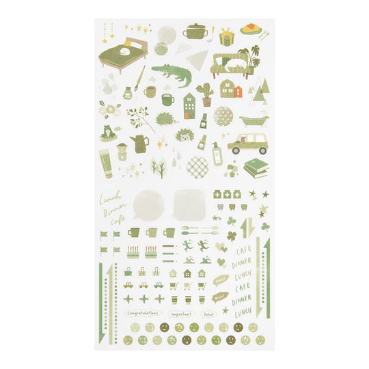 Midori Sticker 2595 Color Moss Green