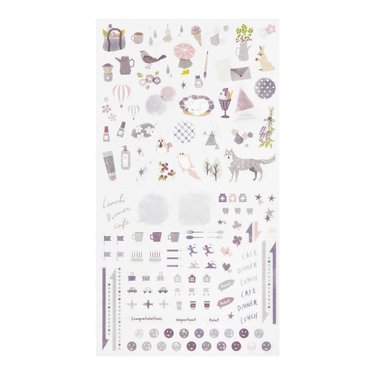 Midori Sticker 2596 Color Lavender
