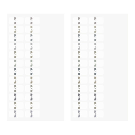 Index Label <S> Chiratto Numbers Gray