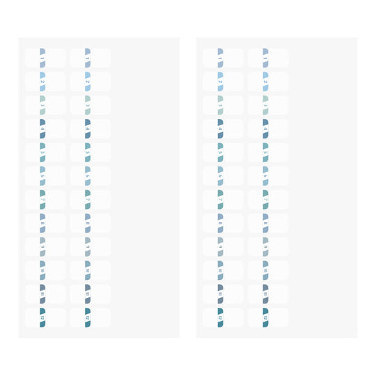 Index Label <S> Chiratto Numbers Blue