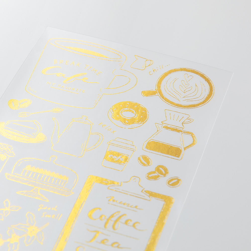 Midori Transfer Sticker Foil 2614 Coffee