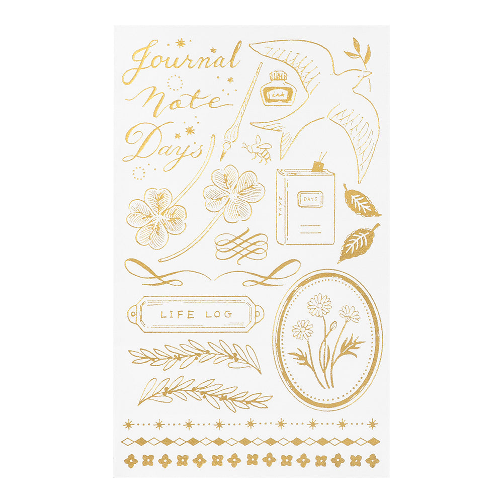 Midori Transfer Sticker Foil 2615 Motif Record