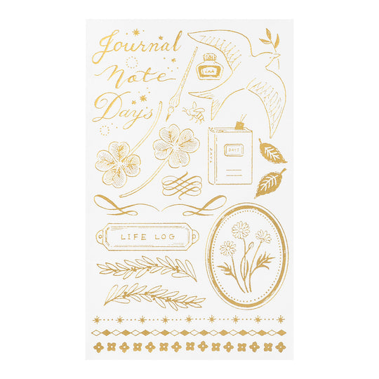 Midori Transfer Sticker Foil 2615 Motif Record