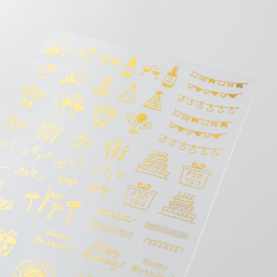 Midori Transfer Sticker Foil 2622 Celebratory pattern