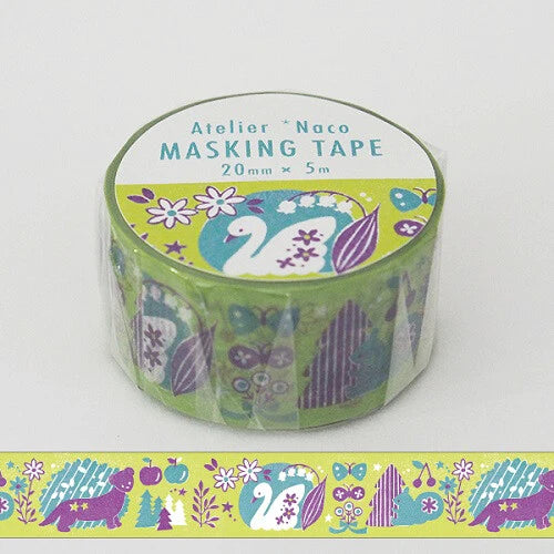 Kodomo No Kao Washi Tape Natsuko Taguchi - Swan