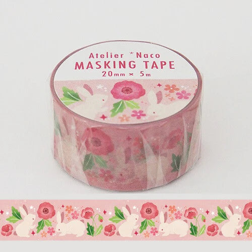 Kodomo No Kao Washi Tape Natsuko Taguchi - Rabbit