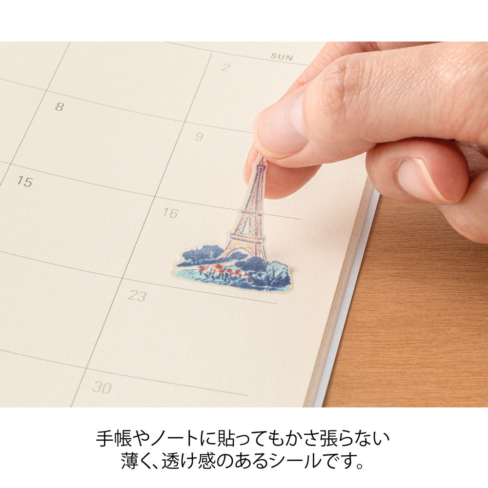 Midori Country Theme Motifs Sticker- Paris