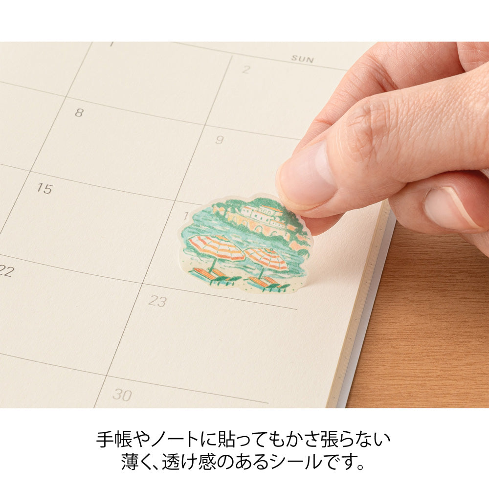 Midori Country Theme Motifs Sticker- Italy