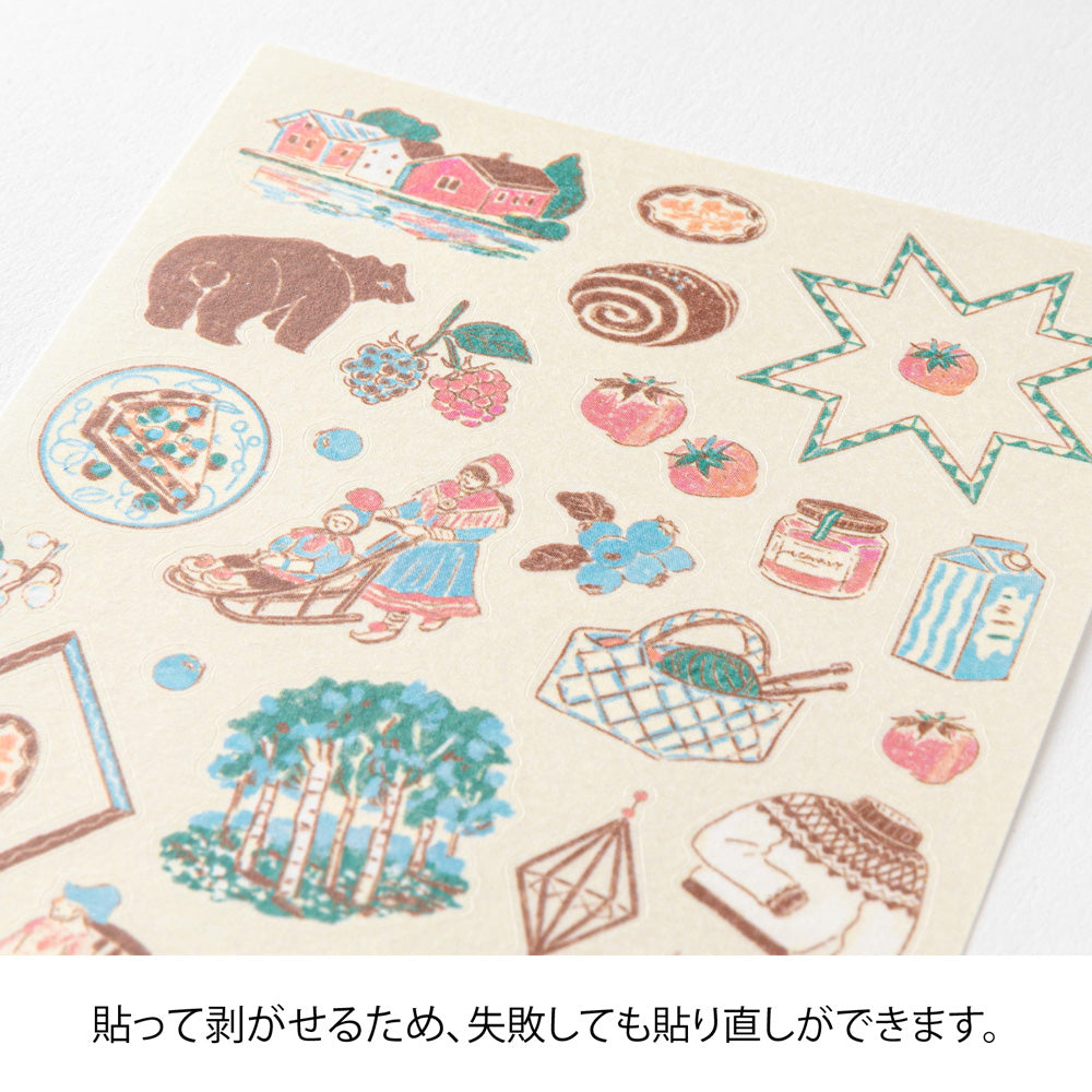 Midori Country Theme Motifs Sticker- Finland