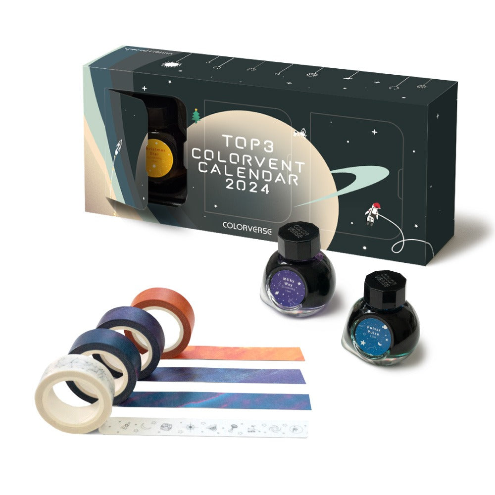 Colorverse Fountain Pen Ink Top3 Colorvent Calendar 2024 Set