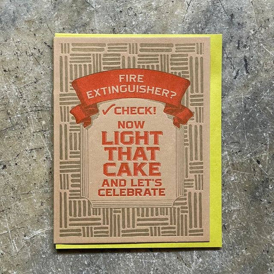 Card / Fire Extinguisher