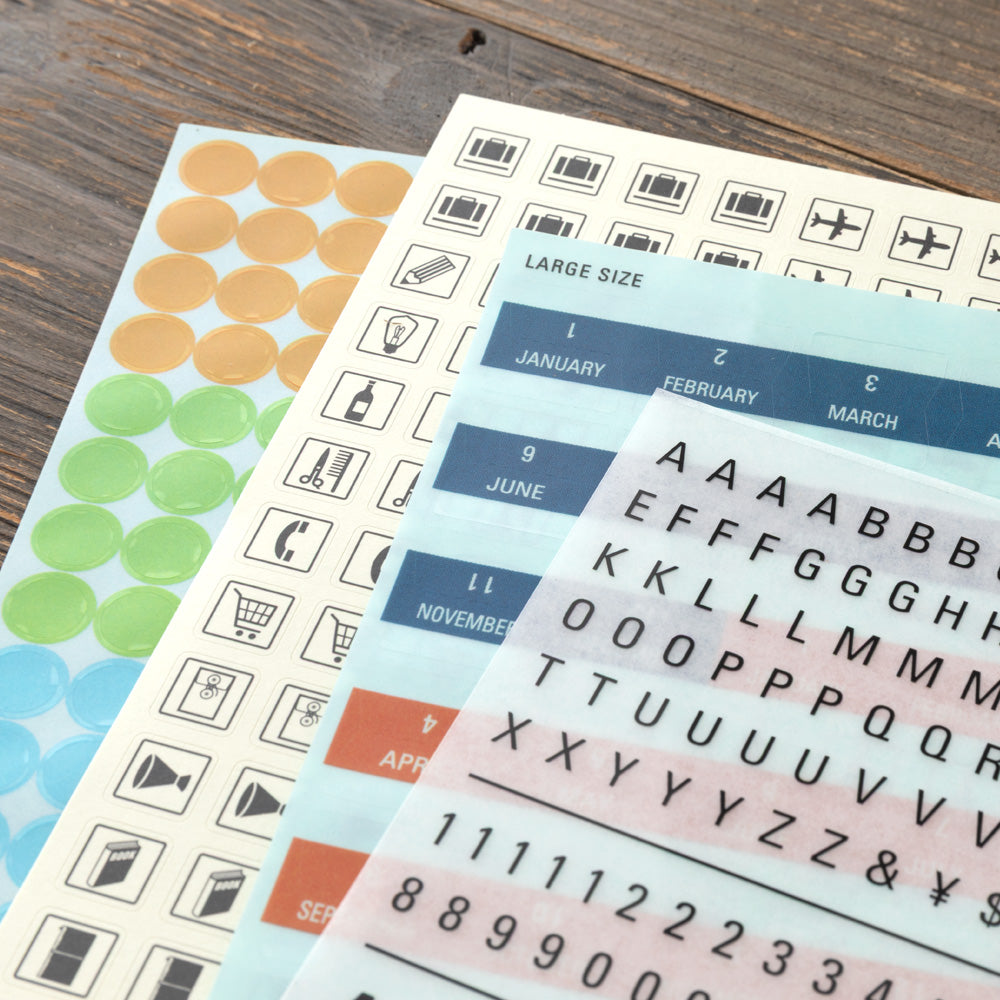TRAVELER'S notebook Customized Sticker Set for Diary 2026