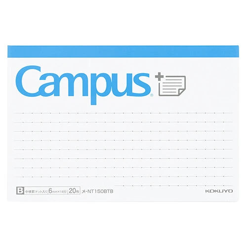 KOKUYO Sticky Notes Campus Dot B Ruled Bottom