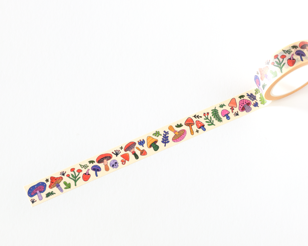 Mushroom Pattern Washi Tape