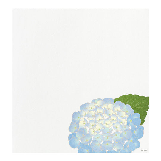 Midori Letter Pad 949 Four Designs Summer Flowers S5