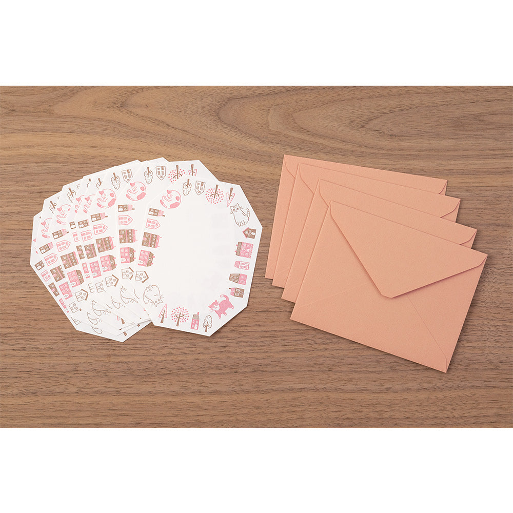 Letter Set 493 Letterpress Die-cut Cat