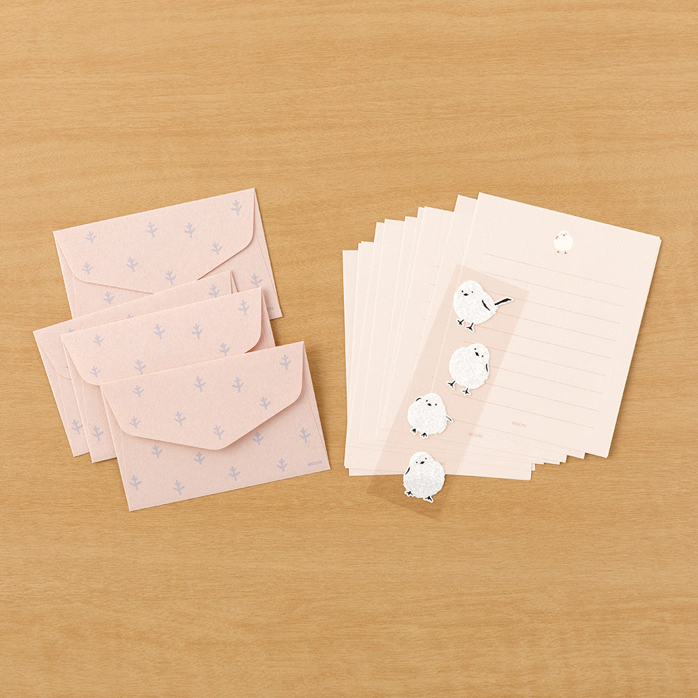 Mini Letter Set with Stickers Long-tailed Tit A