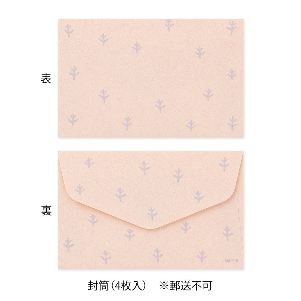 Mini Letter Set with Stickers Long-tailed Tit A