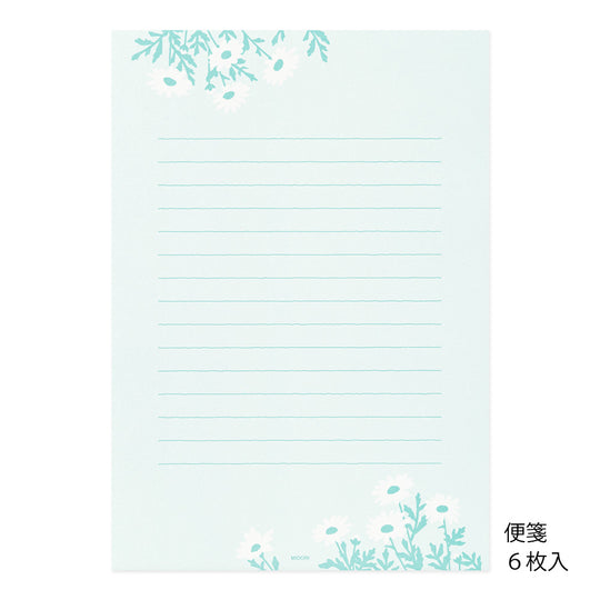 Letter Set Foil-stamped Envelopes Marguerite Daisy