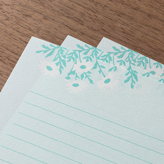 Letter Set Foil-stamped Envelopes Marguerite Daisy