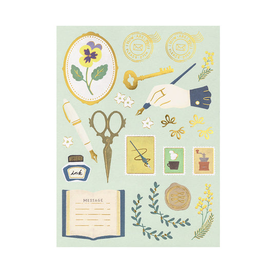 Midori Collage Letter Set- Stationery