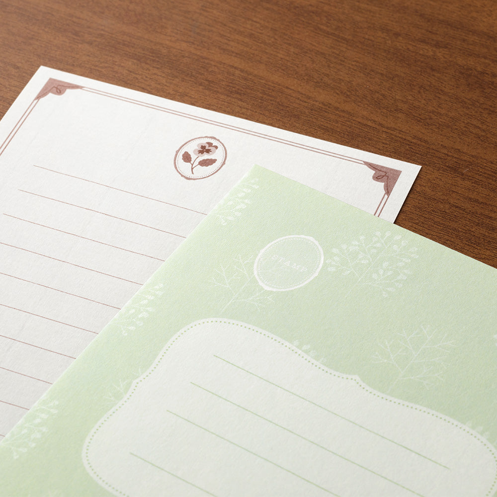 Midori Collage Letter Set- Stationery