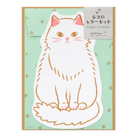 Letter Set Die-cut Cat
