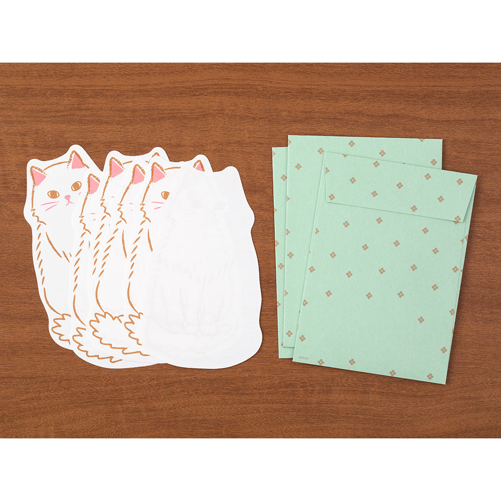 Letter Set Die-cut Cat