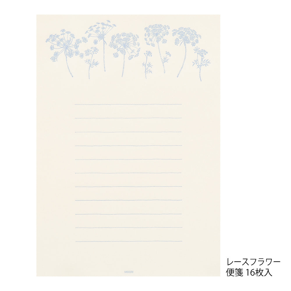 Letter Set 928 Original Floral-Colored Washi Paper White A