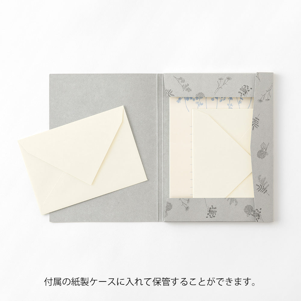 Letter Set 928 Original Floral-Colored Washi Paper White A