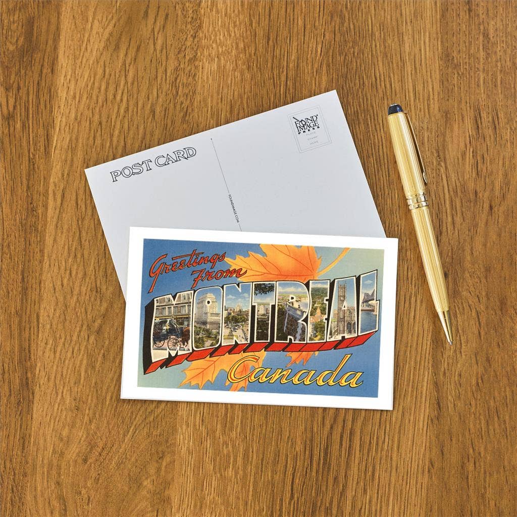 Postcard CN-71 Greetings from Montreal, Canada