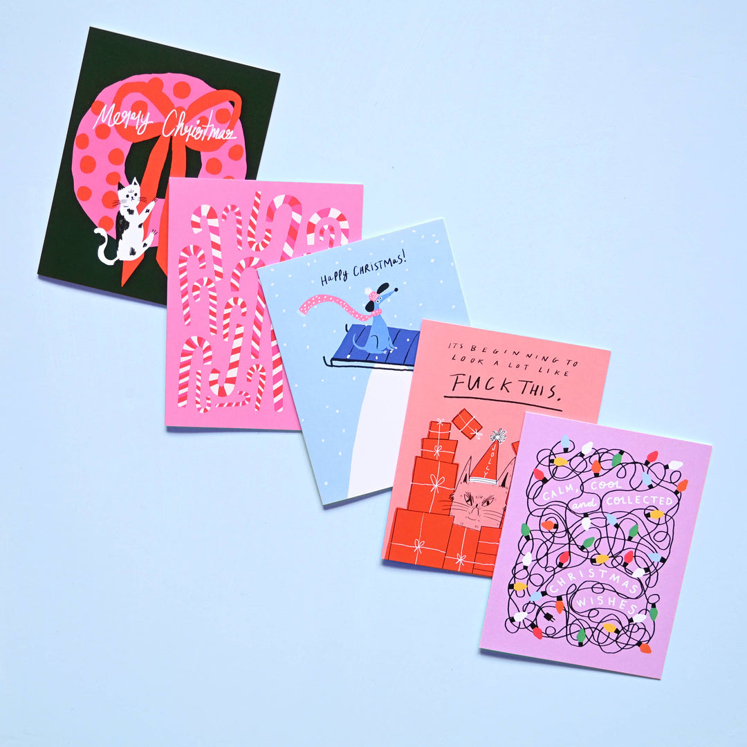 Calm Cool Collected Christmas - Greeting Card