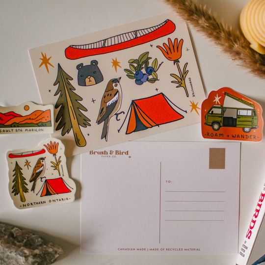 Outdoorsy Postcard | Canadian Adventure &amp; Camping