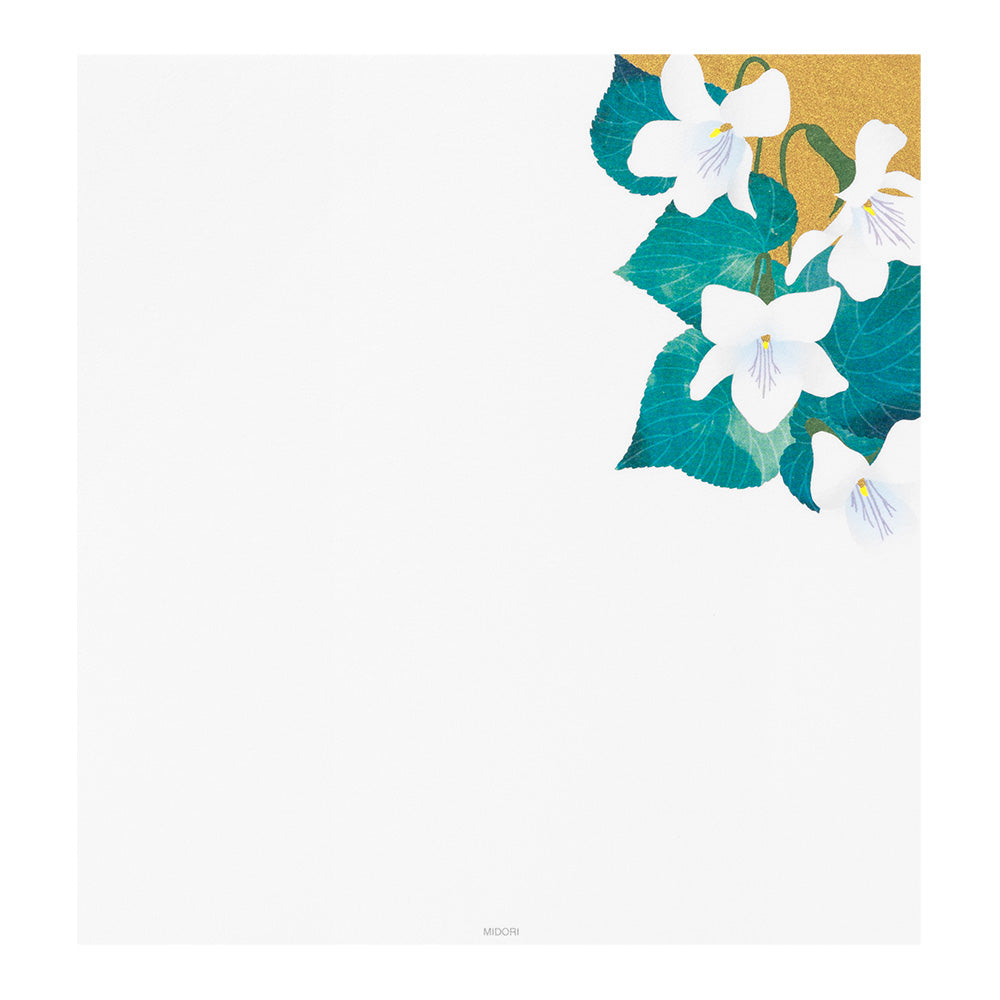 Letter Pad Silk-printing Violet