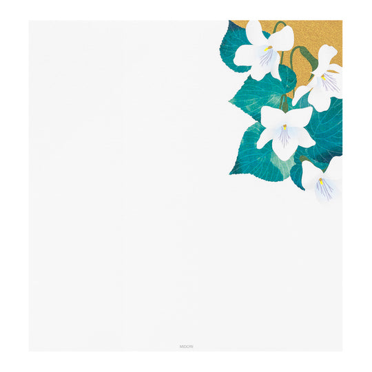 Letter Pad Silk-printing Violet