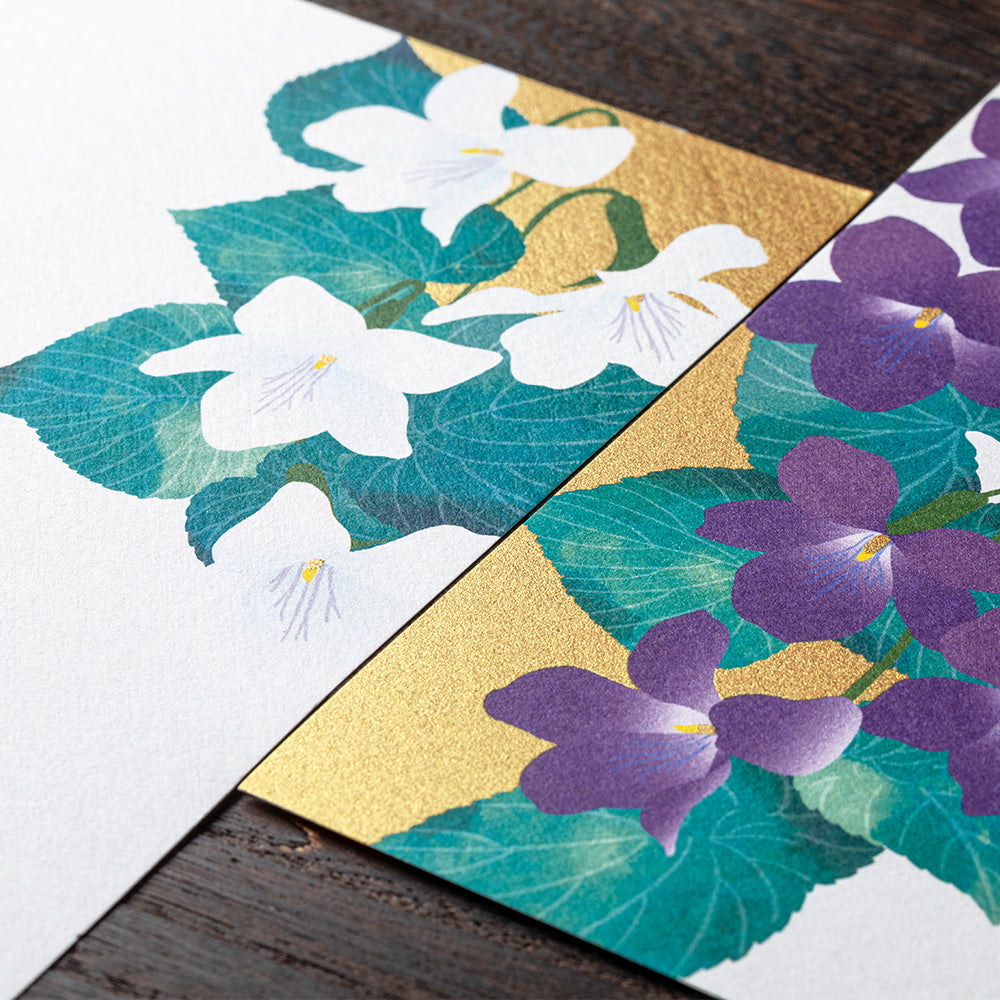 Letter Pad Silk-printing Violet