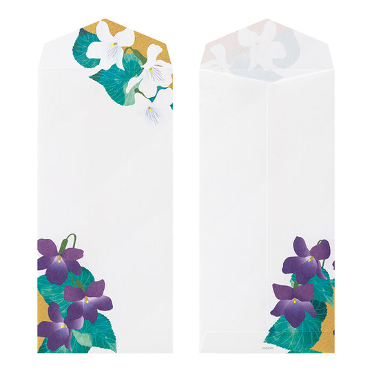 Midori Envelope 090 Silk-printing Violet