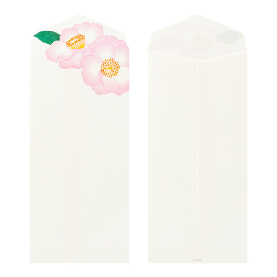 Midori Envelope 118 Four Designs Camellia sasanqua