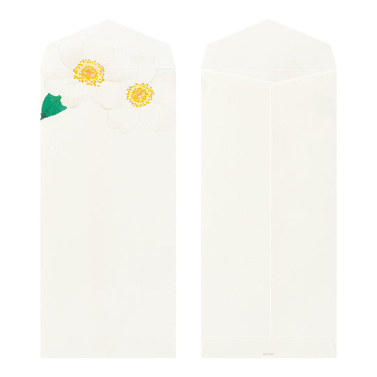 Midori Envelope 118 Four Designs Camellia sasanqua