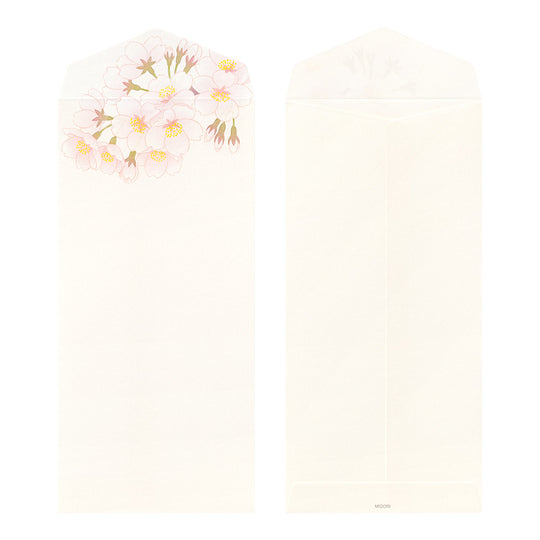 Midori Envelope 126 Four Designs Spring Flower and Tree S2