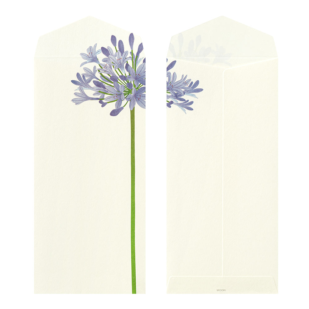 Midori Envelope 134 Four Designs Summer Flowers S3