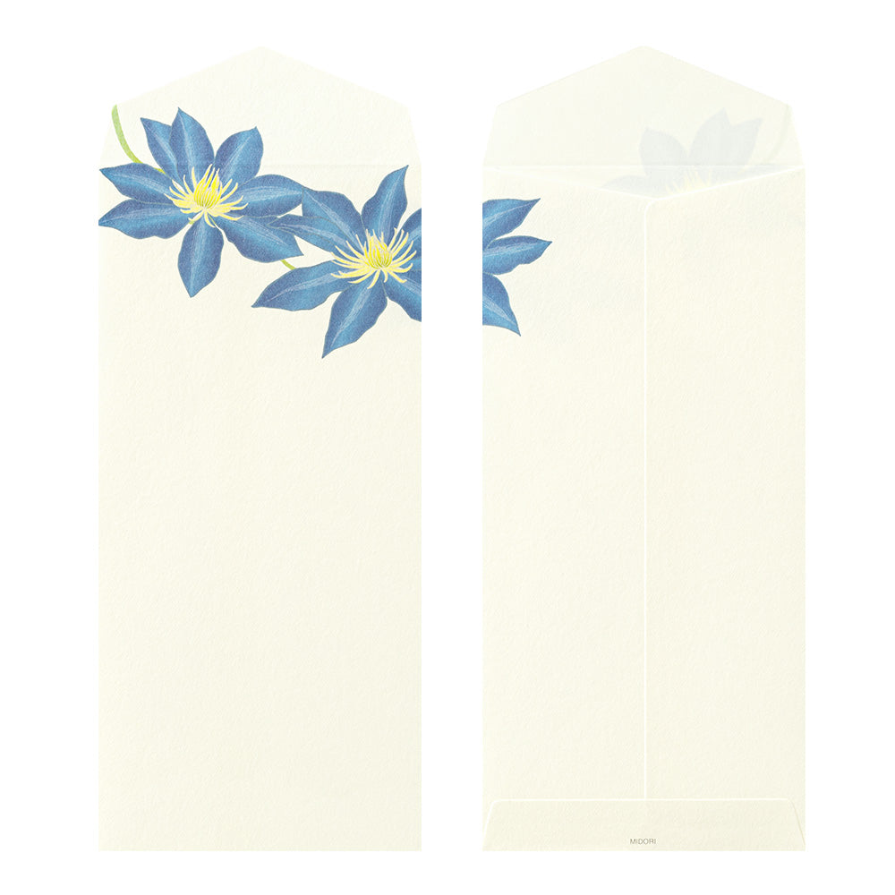 Midori Envelope 134 Four Designs Summer Flowers S3